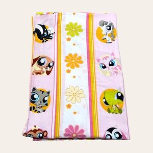 Littlest Pet Shop Twin Flat Sheet